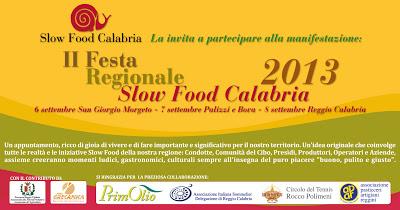 E' tempo di festa, è tempo di Slow Food Calabria.