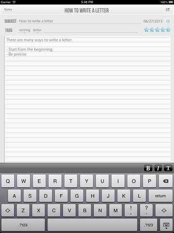 Notes With Tags, scriviamo le nostre note e archiviamole in base ai tag