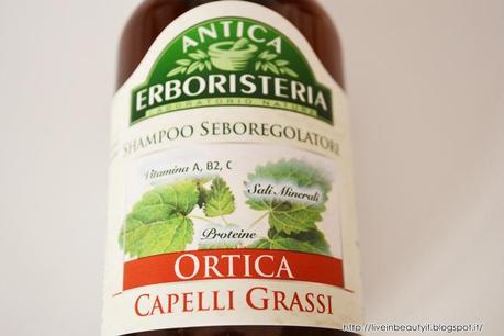 Antica Erboristeria, Shampoo Seboregolatore all'Ortica - Review and swatches