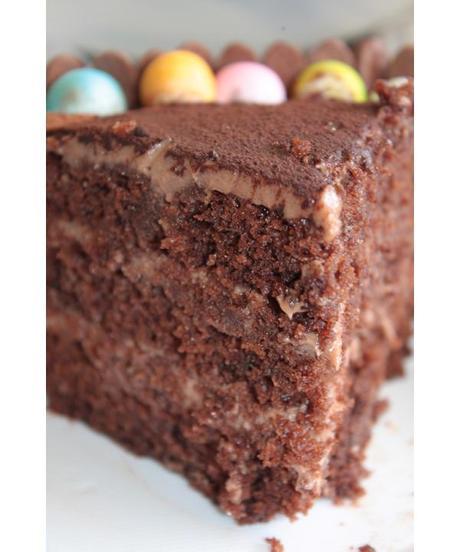 Torta golosa a tre strati con crema di nocciole torta_cacao