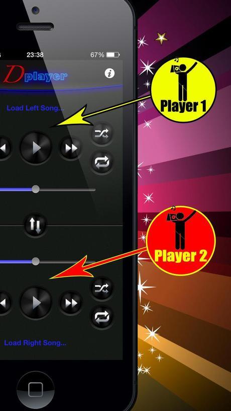 Double Player for Music with Headphones (Ascolta 2 canzoni contemporaneamente con le cuffie) iPhone Double Player for Music with Headphones (Ascolta 2 canzoni contemporaneamente con le cuffie) iPhone