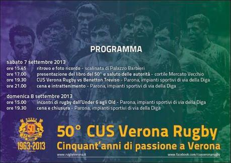 cus verona rugby 50 festa 550x388 Il CUS Verona Rugby festeggia i primi 50 anni