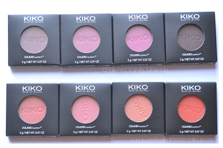 Haul:INFINITY EYESHADOWS [CLICS] System™ - KIKO