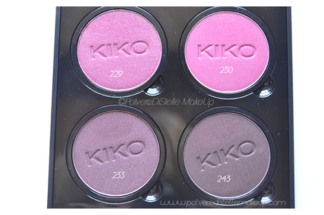 Haul:INFINITY EYESHADOWS [CLICS] System™ - KIKO