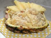 Risotto tropicale all'ananas, mandorle curry