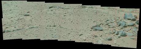 Curiosity sol 377 MastCam right/left anaglyph