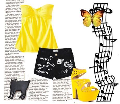 We LOVE the color + cat style: yellow!!