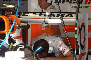 GP. MONZA: ALA POSTERIORE  DA MASSO CARICO PER LA FORCE INDIA