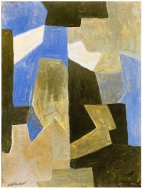 Lorenzelli Arte, Serge Poliakoff - 3. Composition abstraite, 1957 (1956), gouache sur papier, cm 63x47