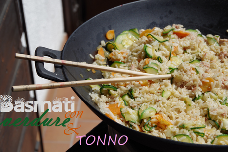 basmati con verdure e tonno rbasmati rice with vegetables and tuna 