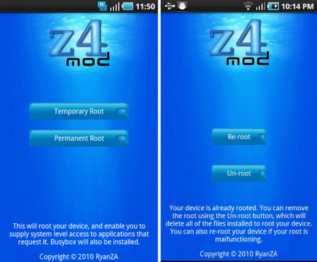 Z4root acer a1 liquid s100