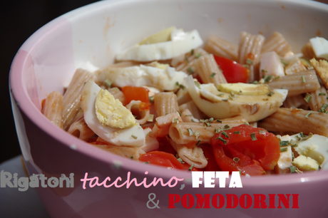 pasta integrale feta e tacchino