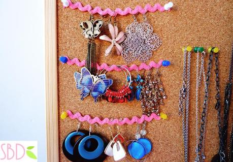 Bacheca porta Bijoux - Jewellery Display DIY