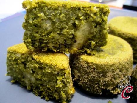 Sformatini di miglio dal cuore fondente con crema di ricotta e cime di rapa: la mia idea di piatto veloce