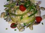 Linguine zucchine telline pomodorini