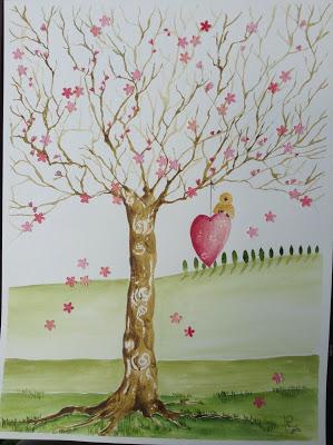 Tecnica mista...LOVE TREE