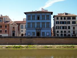 Pisa - Lungarno - Palazzo Blu - Palazzo Giuli Rosselmini Gualandi