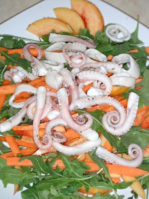 Insalata estiva di moscardini