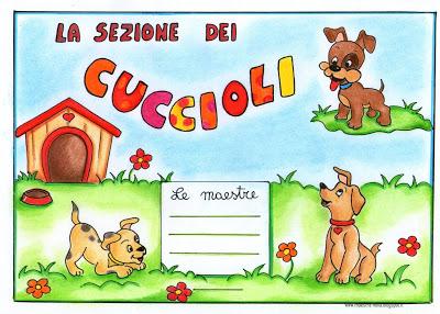 Per la porta della sezione: cuccioli, pesciolini, passerotti, gabbiani, leoncini ed orsetti!