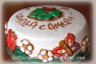 Cake con decorazioni stile THUN