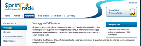 Sponsorizzati online con Sprintrade