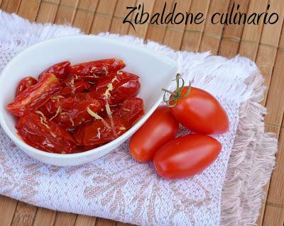 Pomodorini canditi al profumo di limone