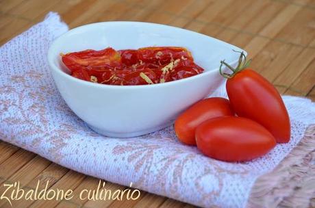 Pomodorini canditi al profumo di limone