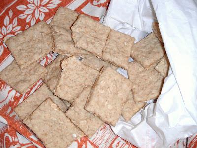 Crackers rustici all'avena subito in forno!