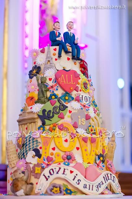 gay wedding cake polveredizucchero.it