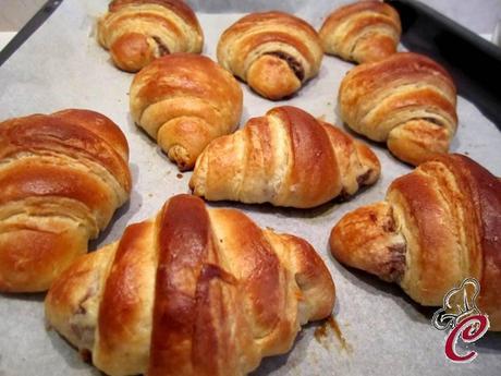 Croissant al cocco e il tanto atteso momento dell'esperimento.... riuscito!