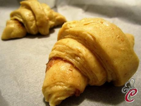 Croissant al cocco e il tanto atteso momento dell'esperimento.... riuscito!