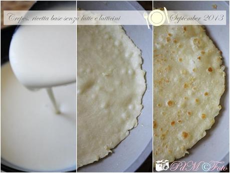 Crepes, ricetta base senza latte e latticini