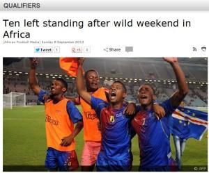 Tunisia perde con Capo Verde: addio ai Mondiali in Brasile