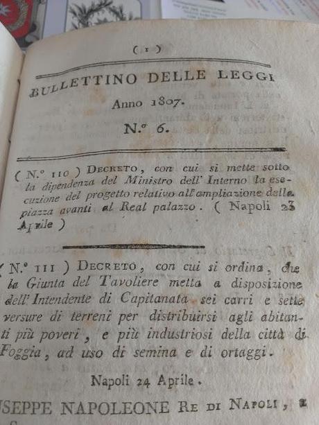 La legge del 1807 per aiutare i poveri di Foggia