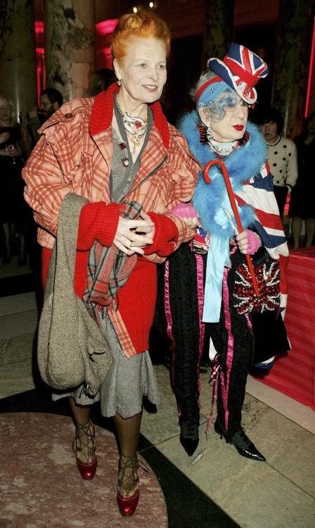 Vivienne Westwood e Anna Piaggi