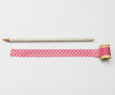 Washi tape pencil 02