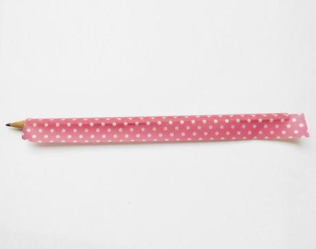 Washi tape pencil 06