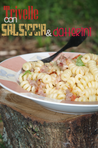 pasta al pomodoro e salsiccia