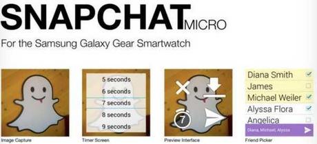 Snapchat la prima App gratis per Galaxy Gear