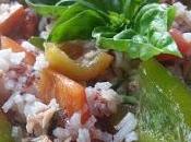 Insalata riso basmati Peperoni tonno pomodorino