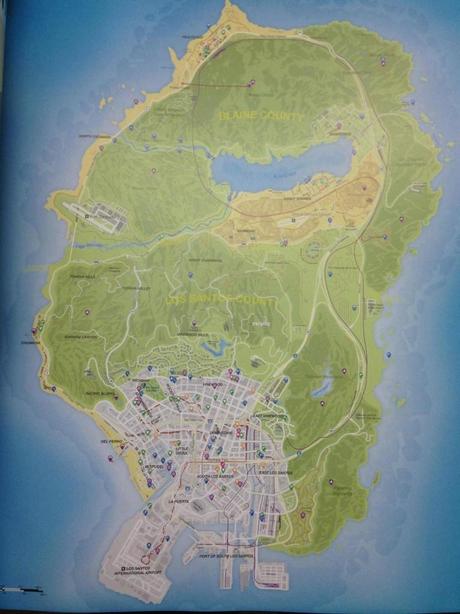 Grand Theft Auto 5: pubblicata la mappa di gioco