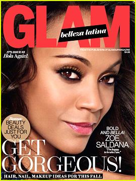 glam bellezza latina zoe saldana