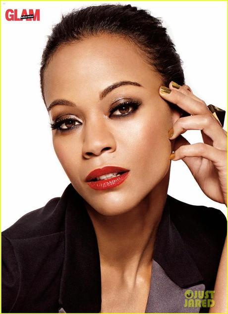 zoe saldana glam