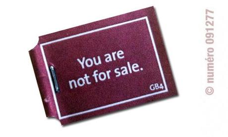 you are not for sale