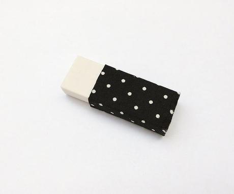 Polka dot eraser