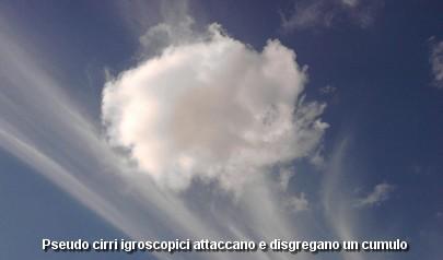 Il cloud seeding igroscopico: come e perché sono distrutte le nuvole naturali