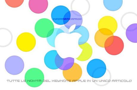 Keynote Apple del 10 Settembre. Tutto in un articolo