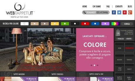 Nuovo look per celebrare i cinque anni di Webtappeti