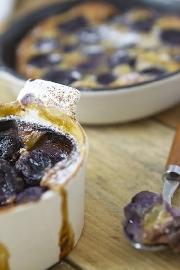 clafoutis all'uva nera - Semplicemente cucinando