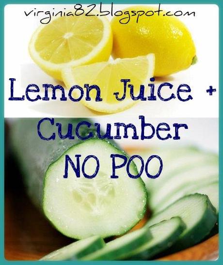 Summer No-Poo: Cucumber and Lemon juice